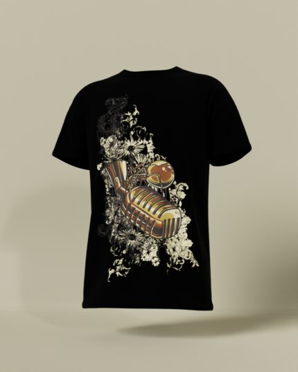 Vintage Mic Floral Fusion Round Neck Tee