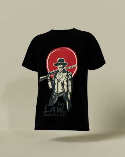 The Law: Behind The Suit Round Neck Tee