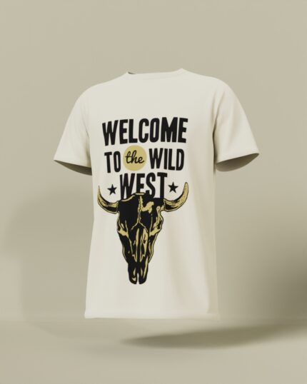 Welcome to the Wild West Round Neck Tee