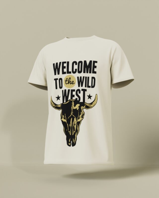 Welcome to the Wild West Round Neck Tee