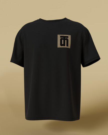 Retro Stamp-Style Kalesh Oversized Tee