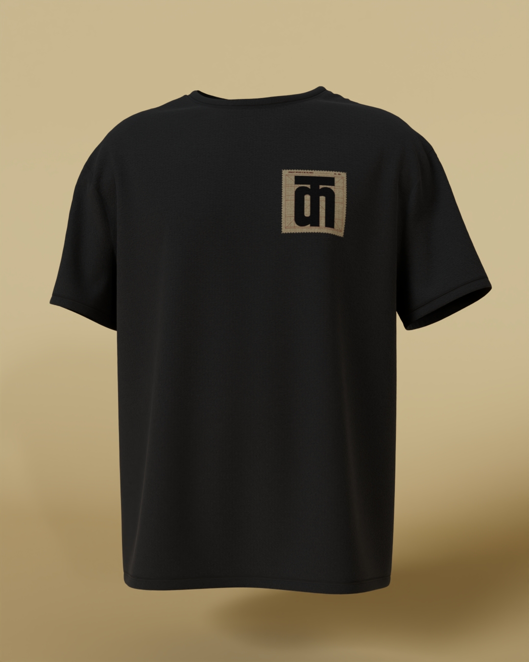 Retro Stamp-Style Kalesh Oversized Tee Retro Stamp-Style Kalesh Oversized Tee