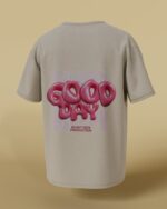 Good Day Minimal Front Graphic Oversized Tee - Image 3